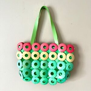 Retro Wooden Ring Handbag